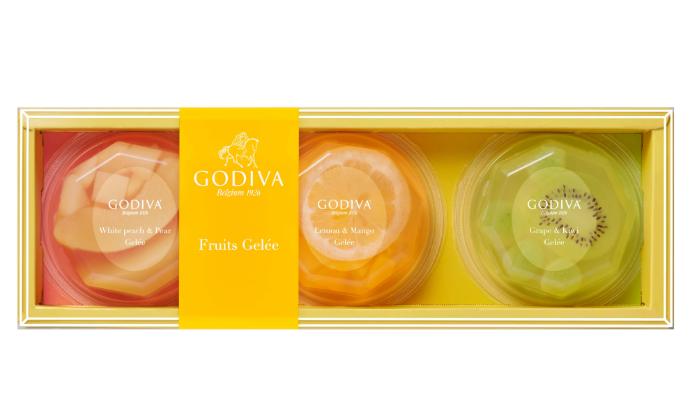 《GODIVA》【💐ご自宅でも🏡ギフトにも🎁】✨キラキラ輝くフルーツ✨❣️フルーツジュレ