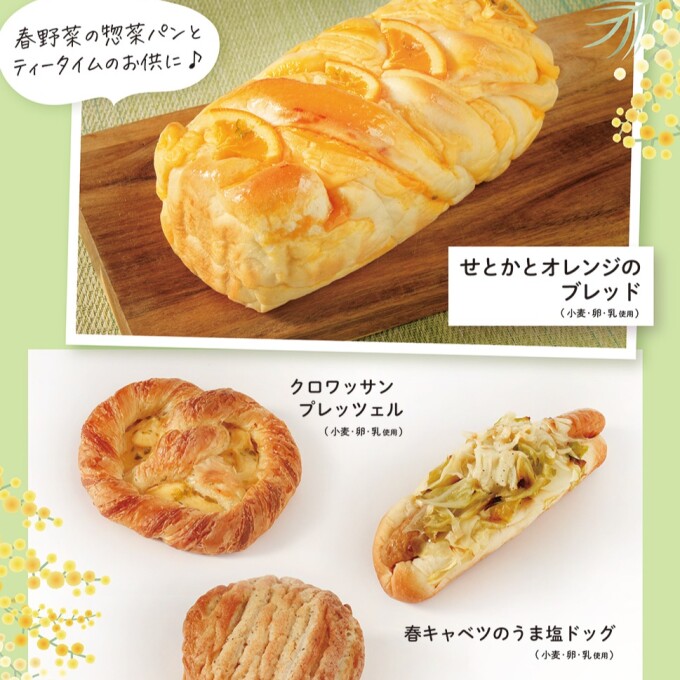 ベーカリー＜PAUL BOCUSE＞より、「春のパンフェア」のご紹介です✨