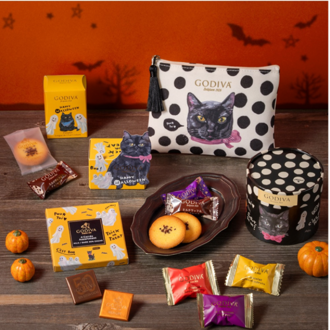 【🎃期間限定🐈‍⬛🍫】ゴディバ ブラックキャット コレクション 🐈‍⬛👻