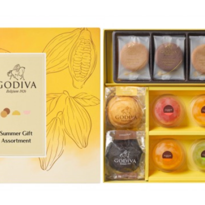 《GODIVA》◆新商品◆💖人気の7種を詰め合せ😋夏のギフトアソートメント