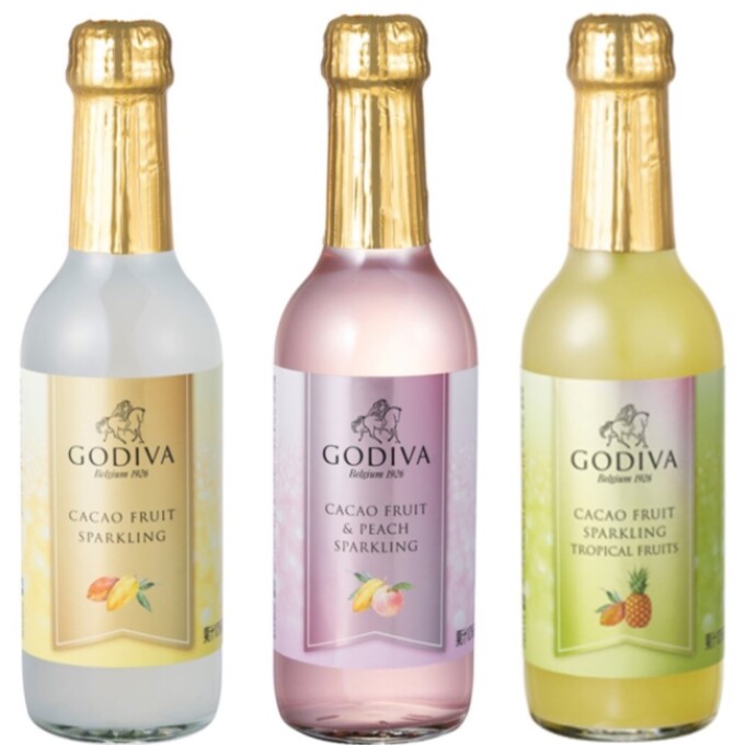 《GODIVA》【✨希少✨数量限定‼️今年は3種‼️】カカオフルーツ スパークリング‼︎