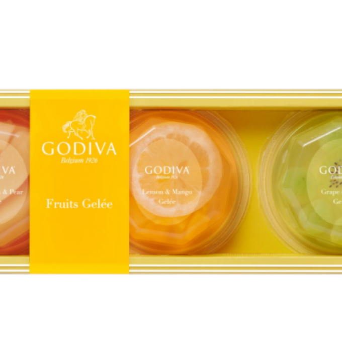 《GODIVA》【💐ご自宅でも🏡ギフトにも🎁】✨キラキラ輝くフルーツ✨❣️フルーツジュレ