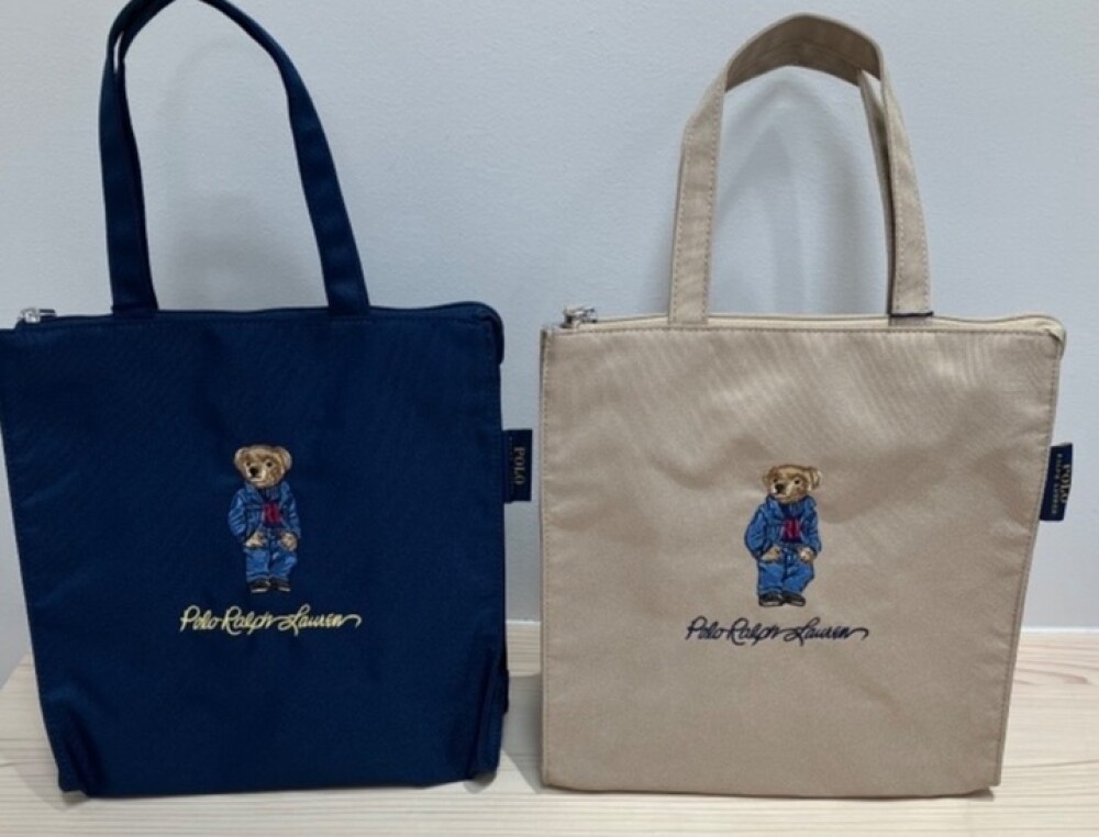 新作、キュートなポロベアの刺繍トート登場❗️