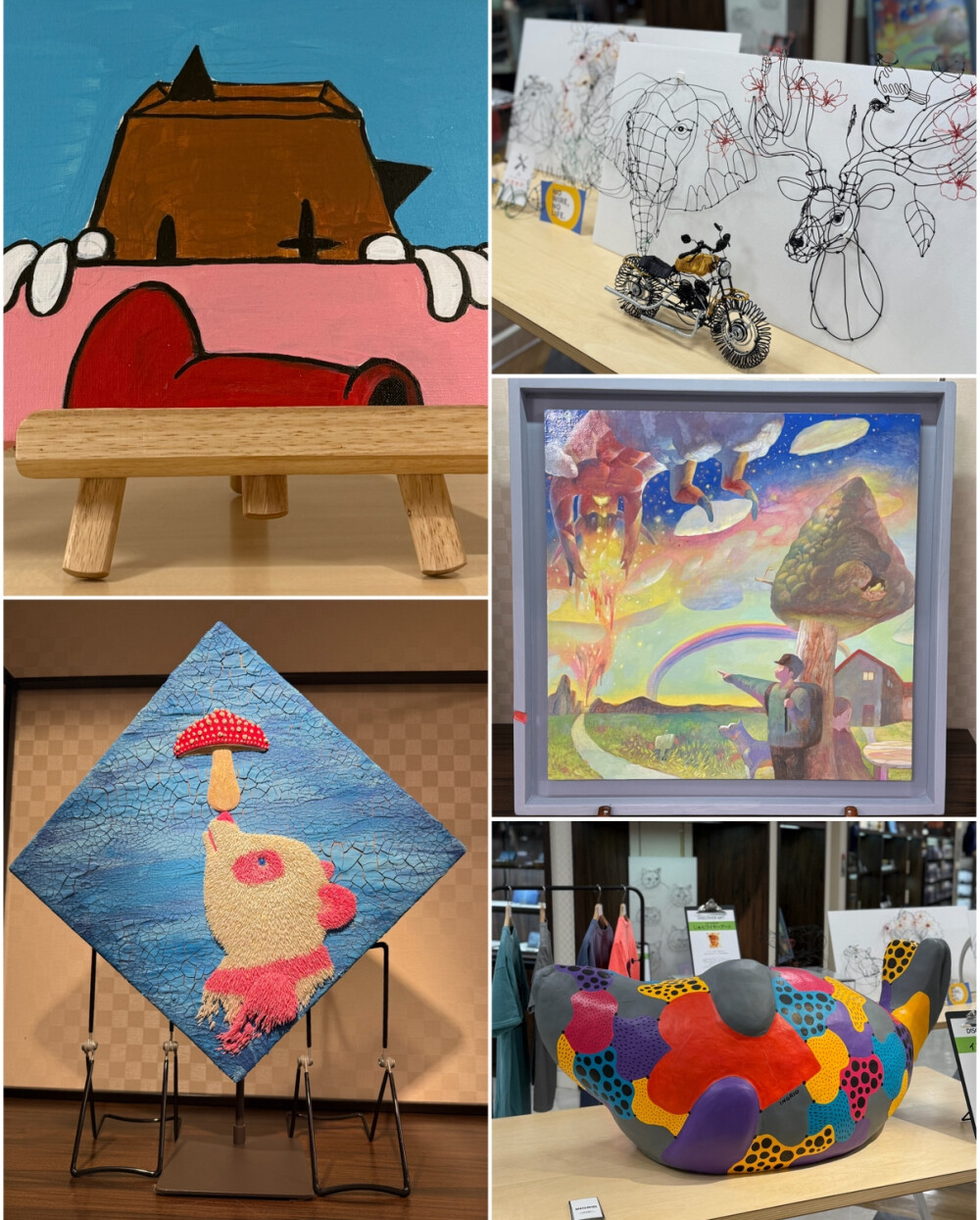 個性豊かな才能が集結 ！5人のアート展