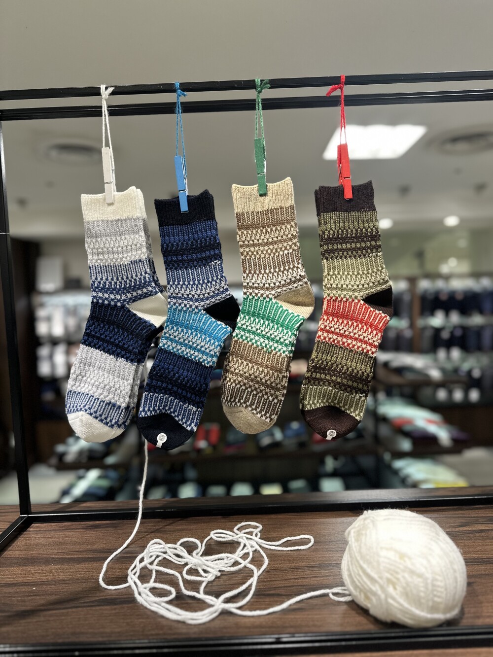 Aquascutum 紳士カジュアルソックス冬の新作🧦