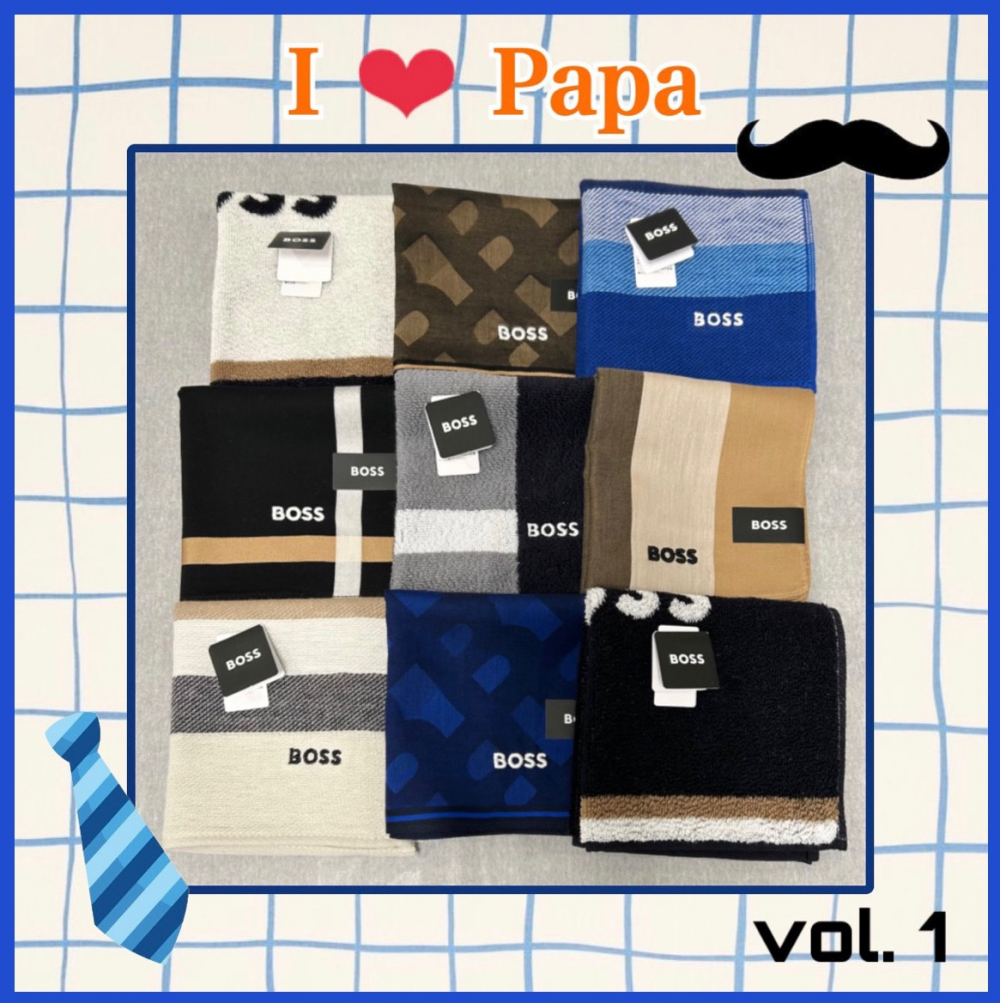 Thanks Father's Day🎁【BOSSハンカチ】