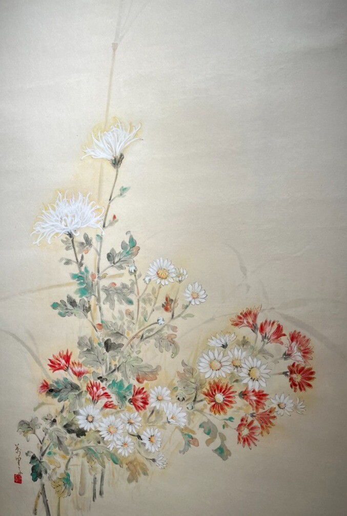 河本万里子日本画展