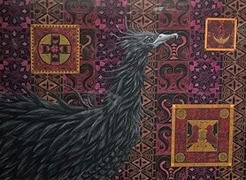 ミチヨ スクラッチ絵画展　～神話伝承 古今東西～