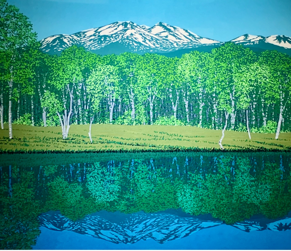 自然美への賛歌・日本百名山　小暮 真望 版画展