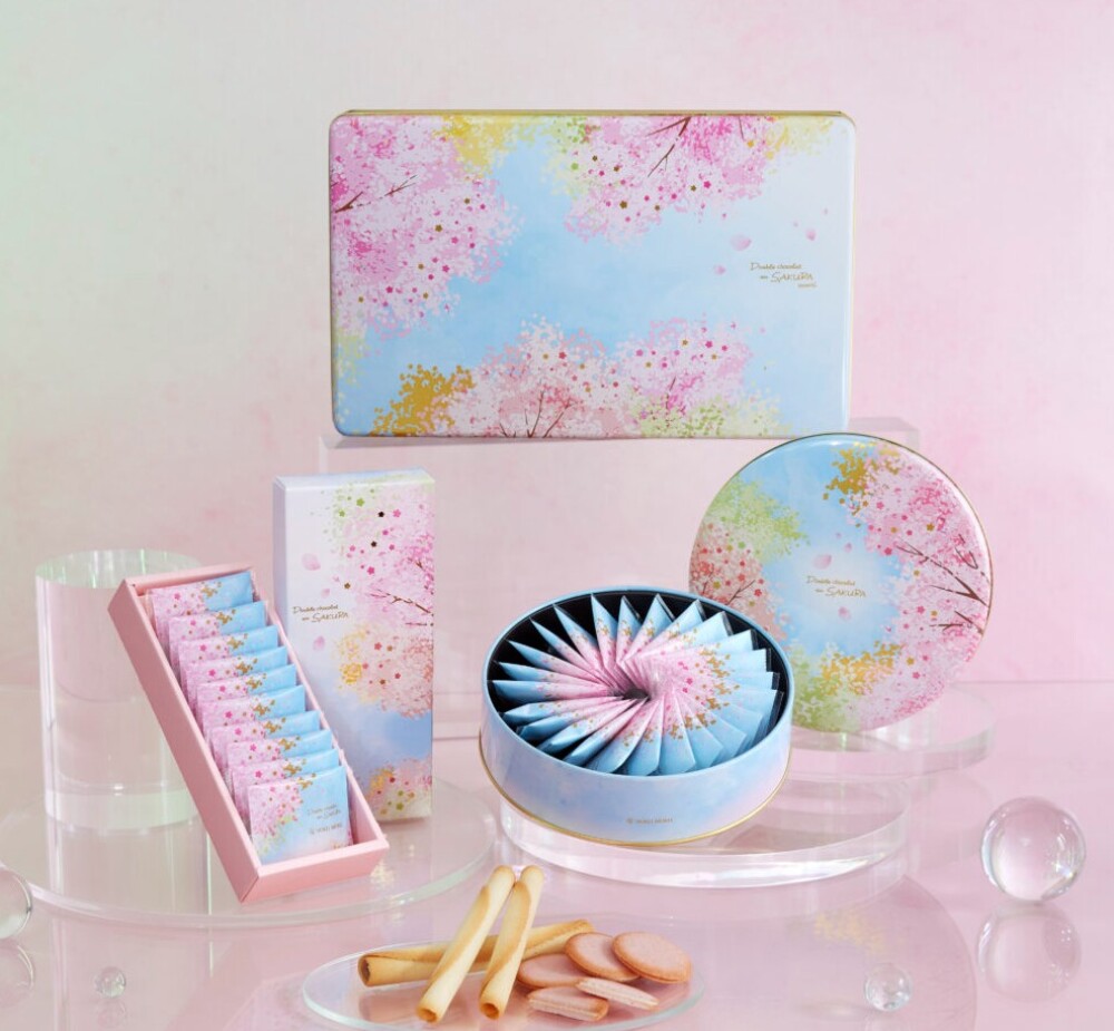 《ヨックモック》春限定🌸ドゥーブル ショコラ オゥ サクラ