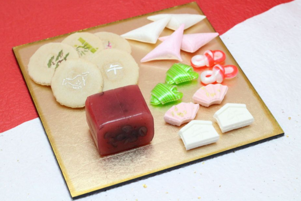 ＜老松＞　御題羊羹　干支干菓子