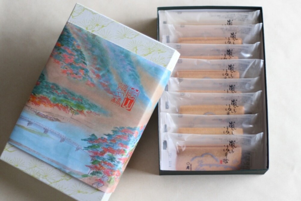 ＜老松＞　渡月橋　抹茶渡月橋