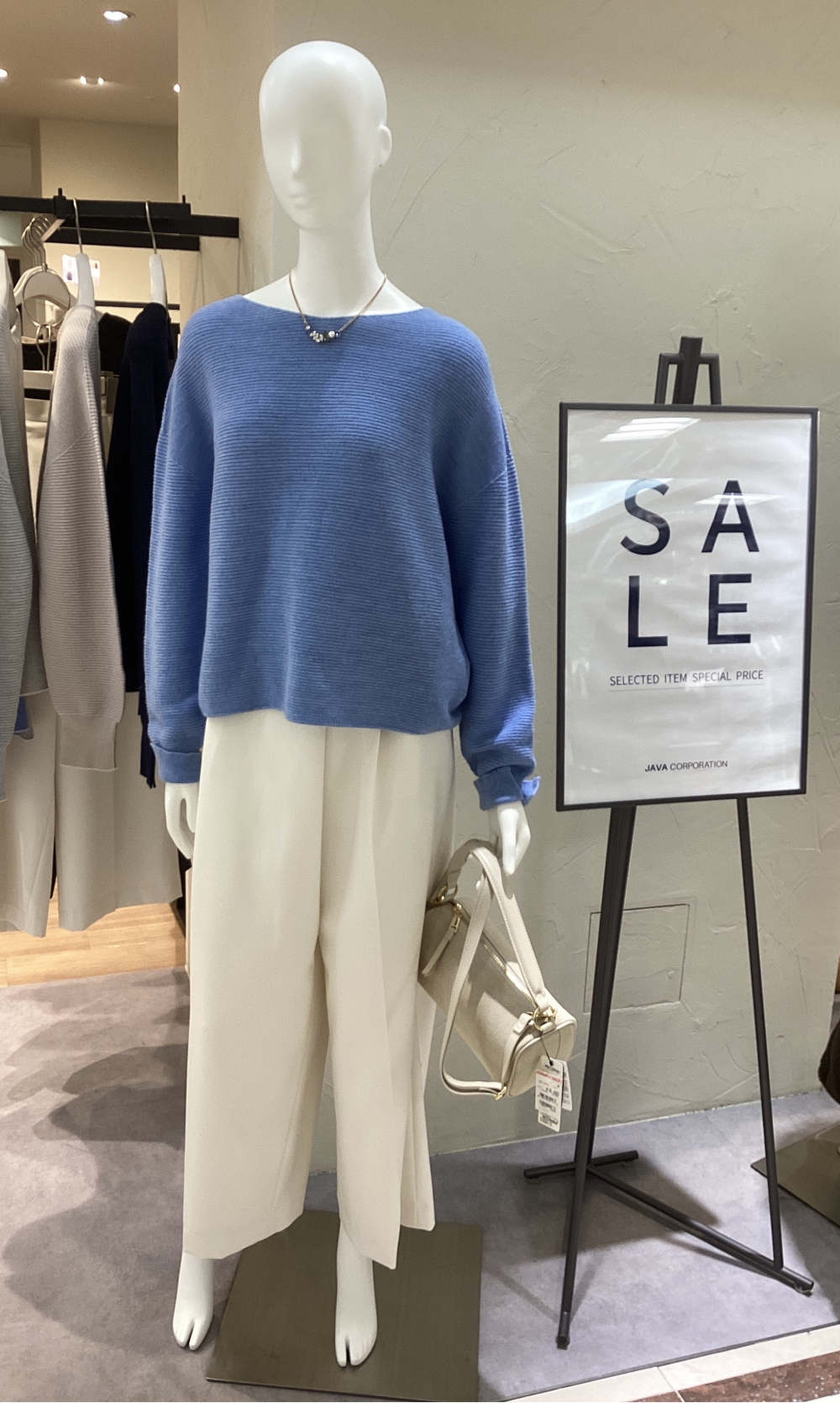 再値下げ！ホールガーメントガーターニット