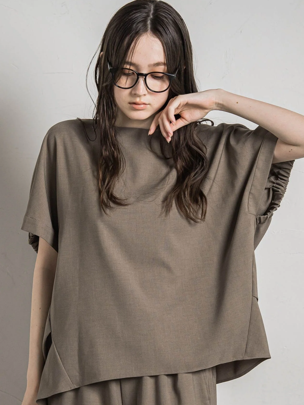 ストレッチバックギャザーブラウス🌿