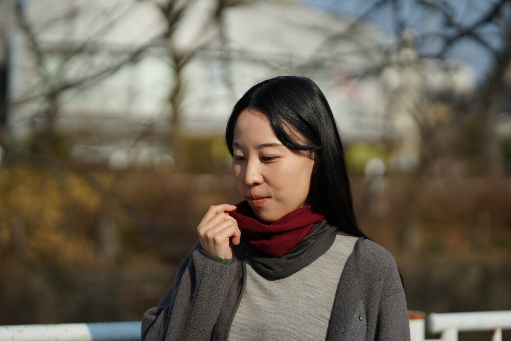 冬支度にぴったり！日本製シルク100% 極暖ネックウォーマー