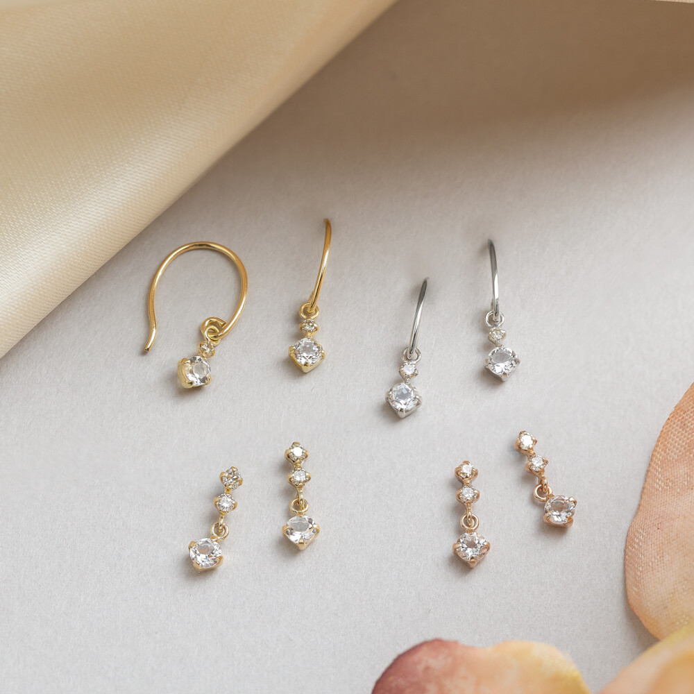 定番ダイヤモンドピアス
