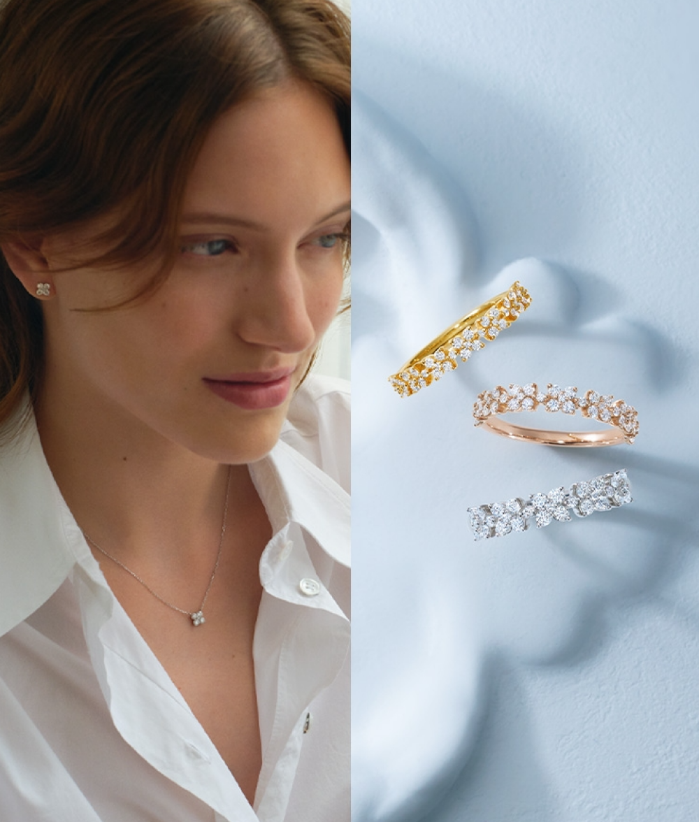 【ヴァンドーム青山】ネイルに映えるフラワーリング