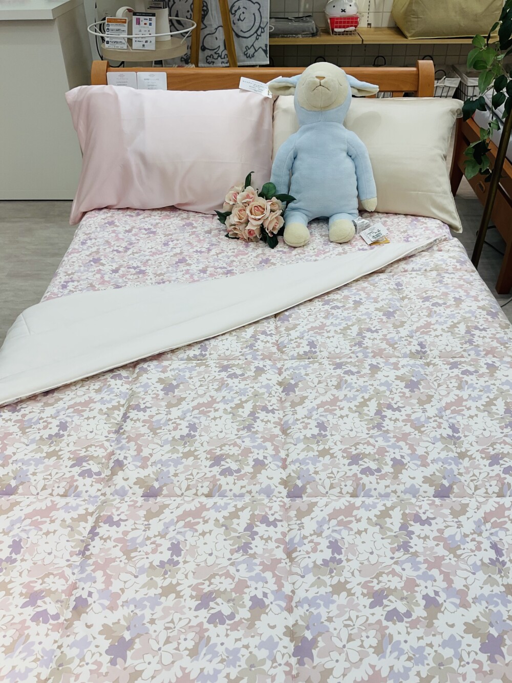 冷房対策にキルトケット🛌❣️