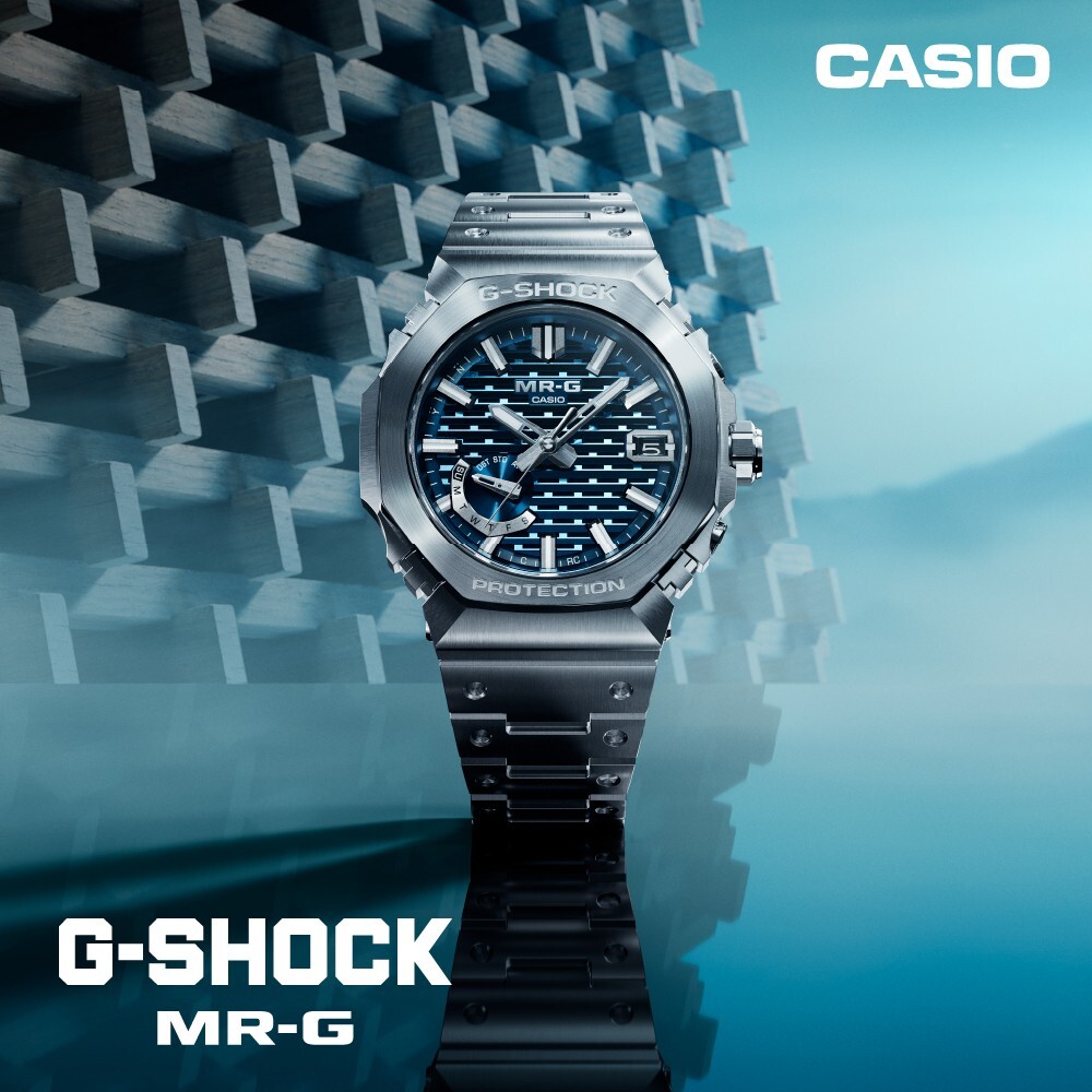 【カシオ】MR-Gから新商品登場！縹色(はなだいろ)！