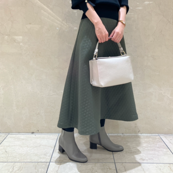 かねまつ人気木型のショートブーツ