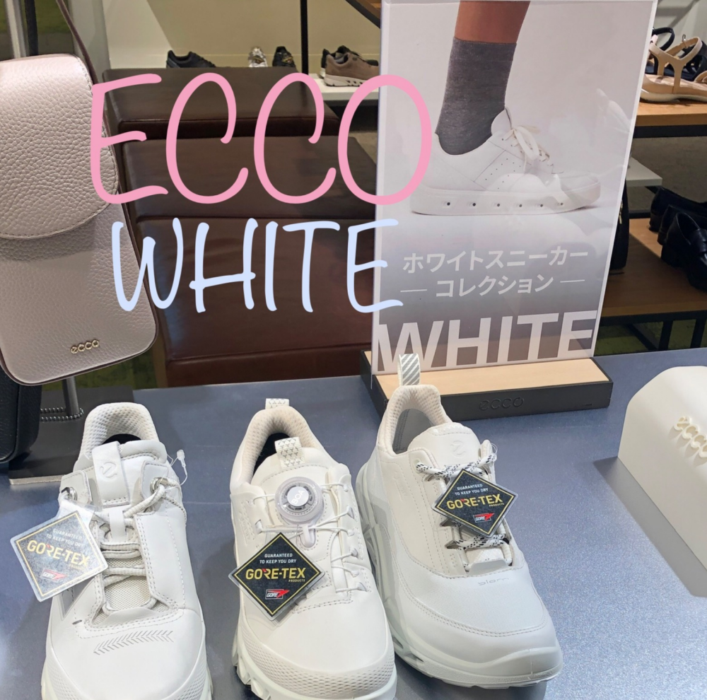〚ECCO〛ホワイト♡スニーカー