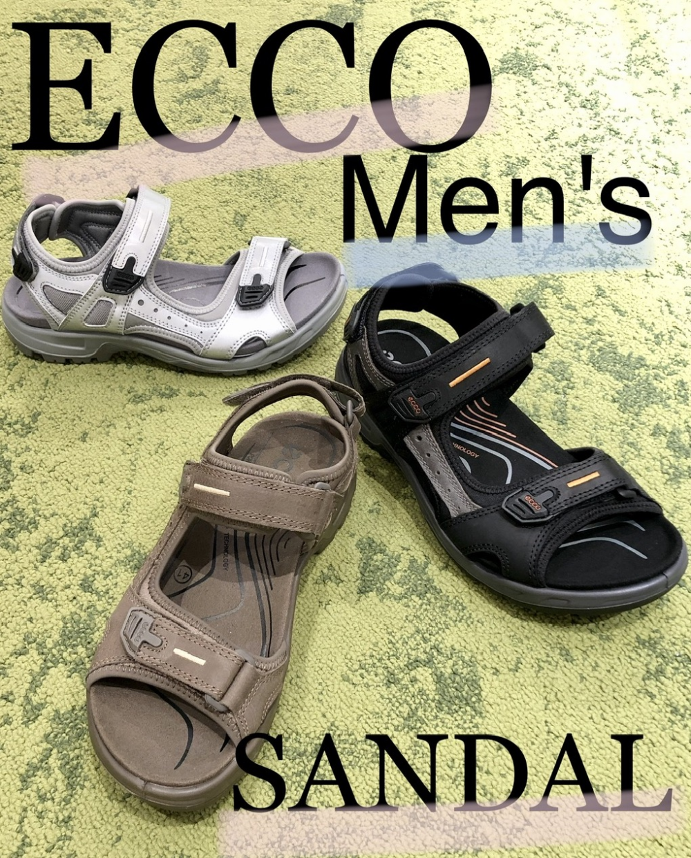 〚ECCO〛メンズサンダル入荷!!