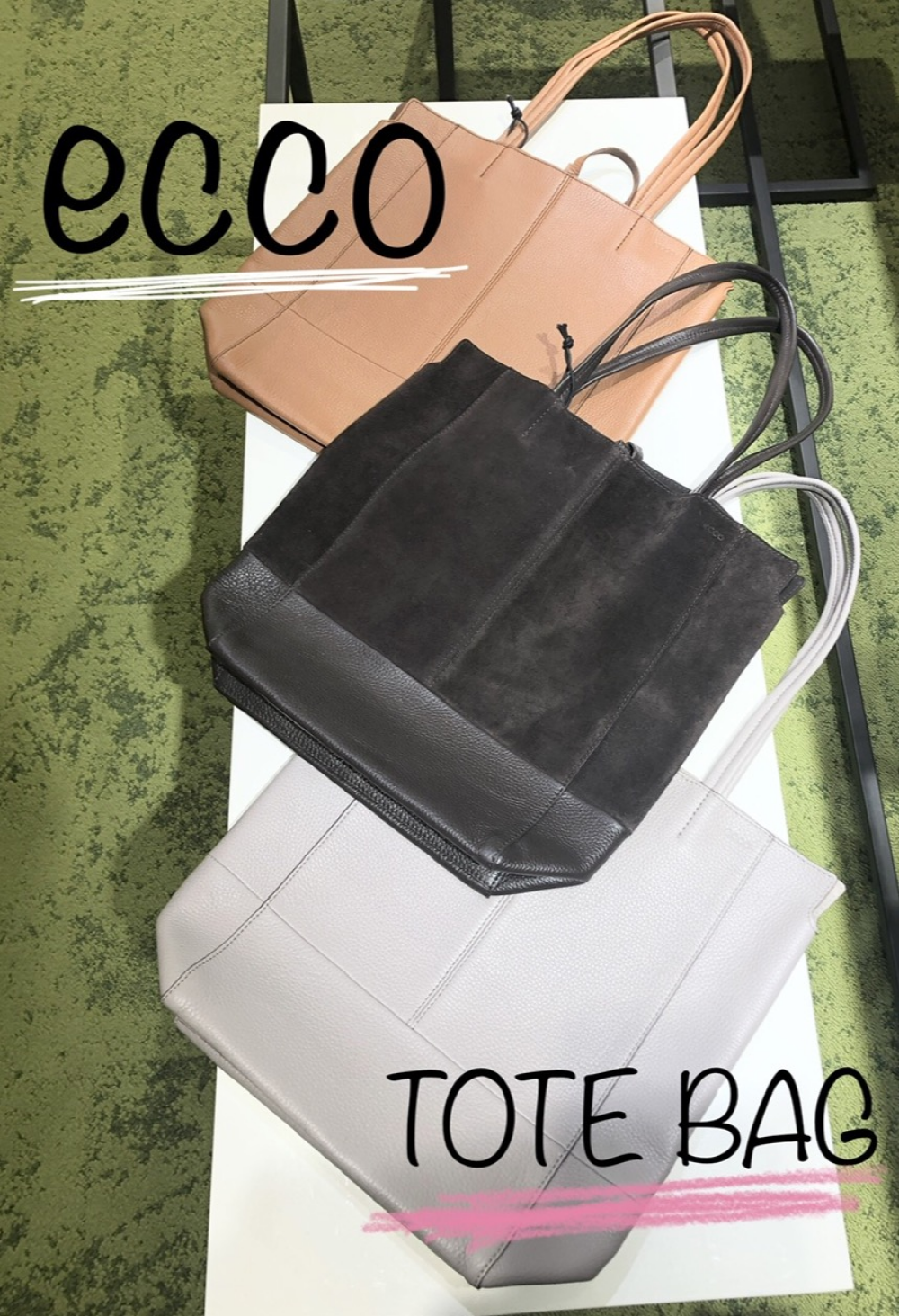 〚ECCO〛シンプル♡レザートート