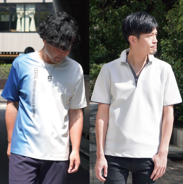 「１枚でもレイヤードも着回し自在」
