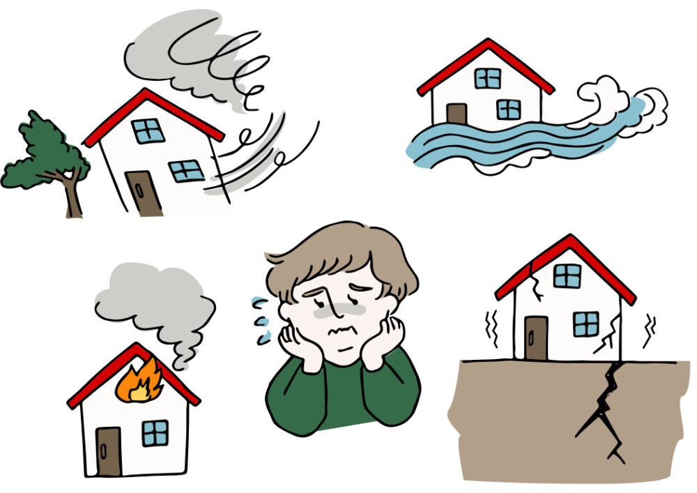 火災保険の支払件数が最も多いのは台風などからくる水災や風災？
