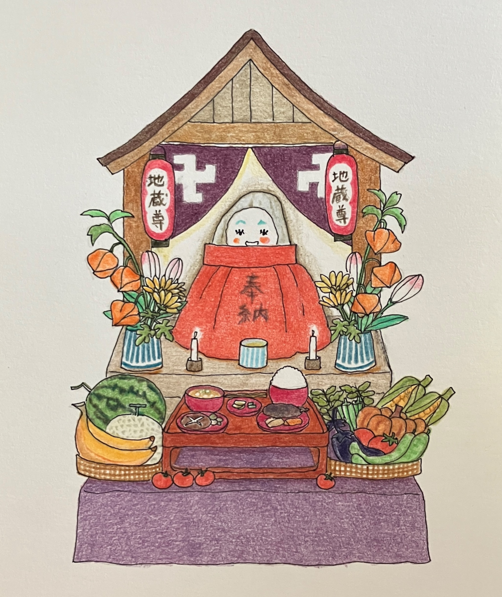 地蔵盆　商品券売場