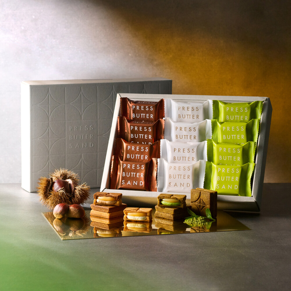 冬の贈り物は、プレスバターサンドの詰合せで