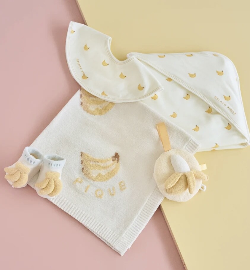 ＜GELATO PIQUE＞エアリーモコ　バナナ柄も入荷しました！