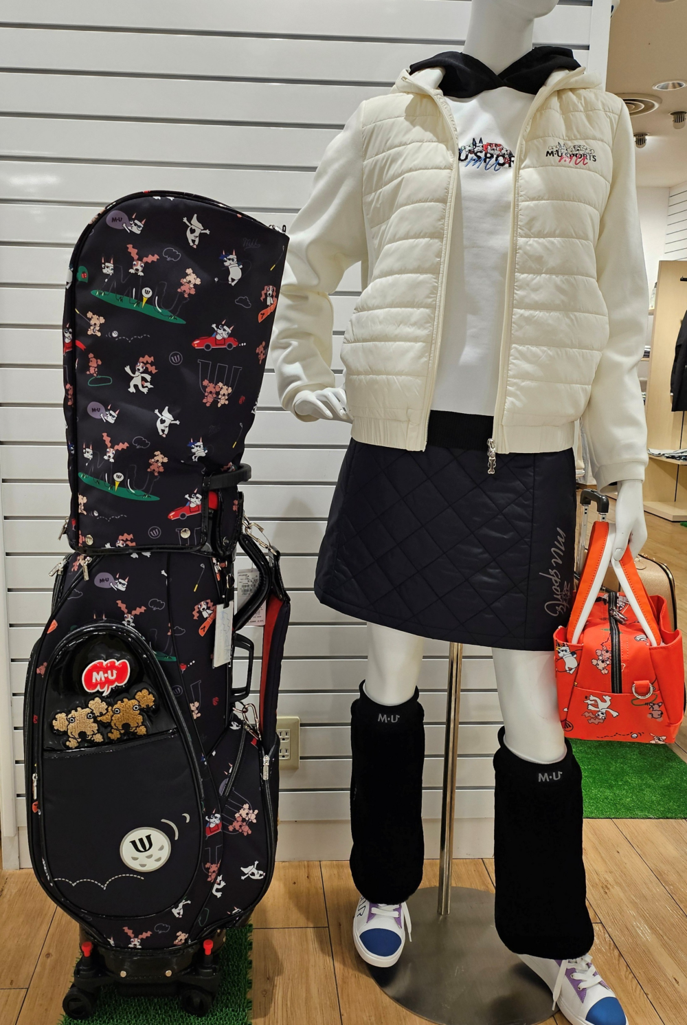 総柄キャディバック