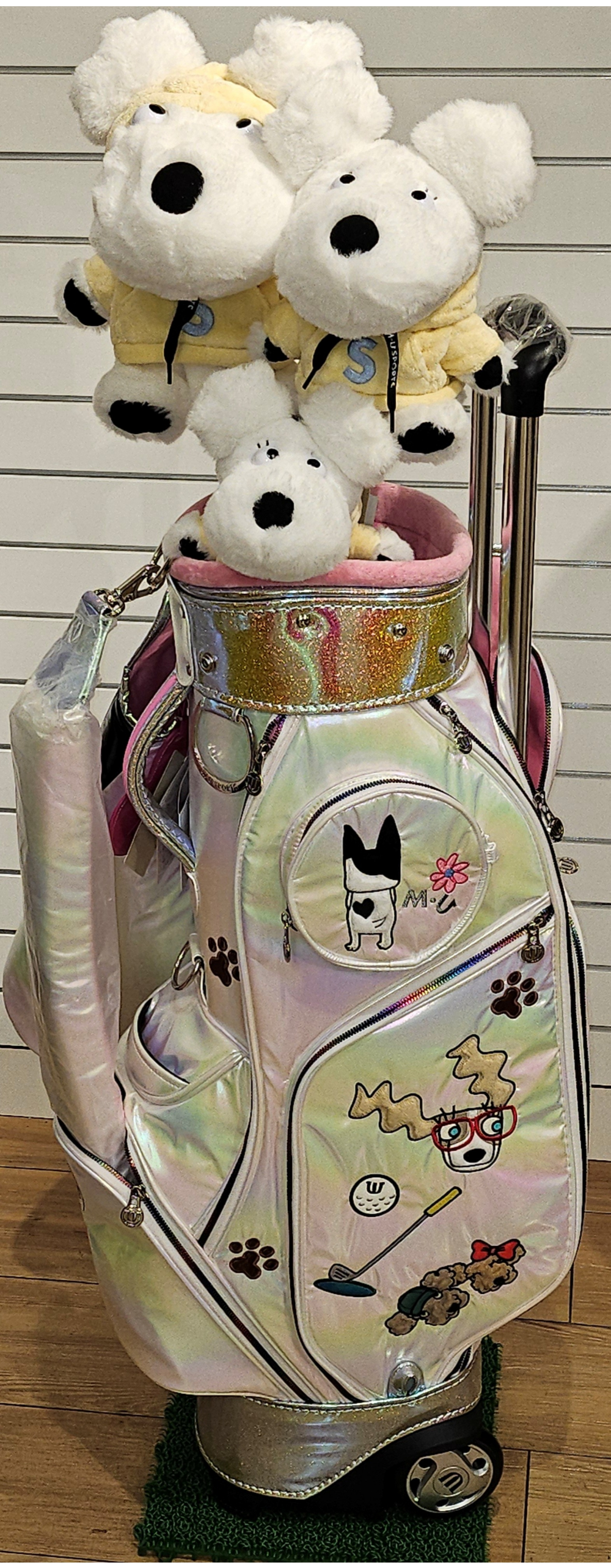 ホログラムオーロラデザインキャディバック