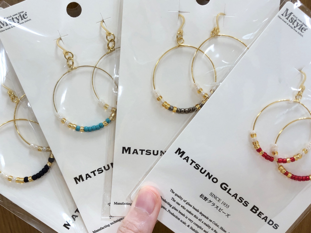 【纏byPERFECT POTION】大きなフープがオシャレなCaviarピアス🔸