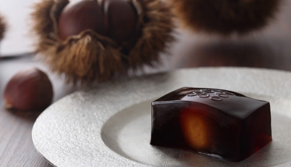 蓮もち　栗餡💫