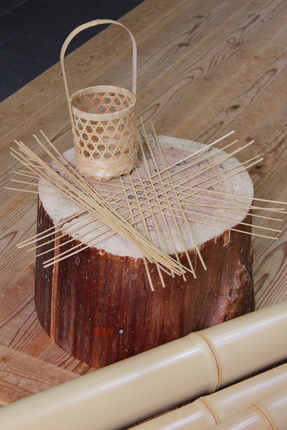 『京竹工芸で六つ目編みの竹籠制作体験』匠の技にふれるワークショップ