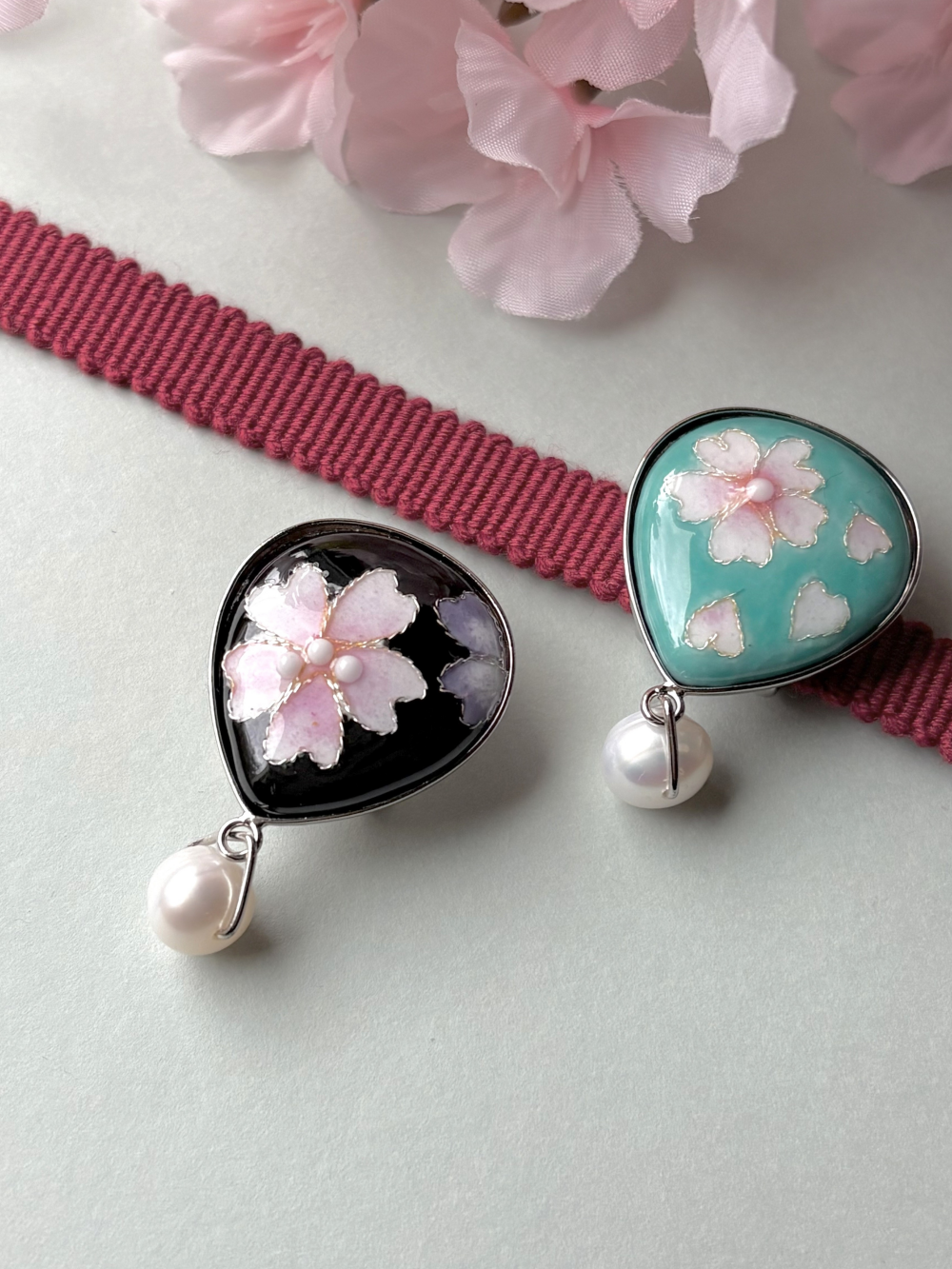 『京七宝×淡水真珠で彩る「桜の帯留」制作体験 』