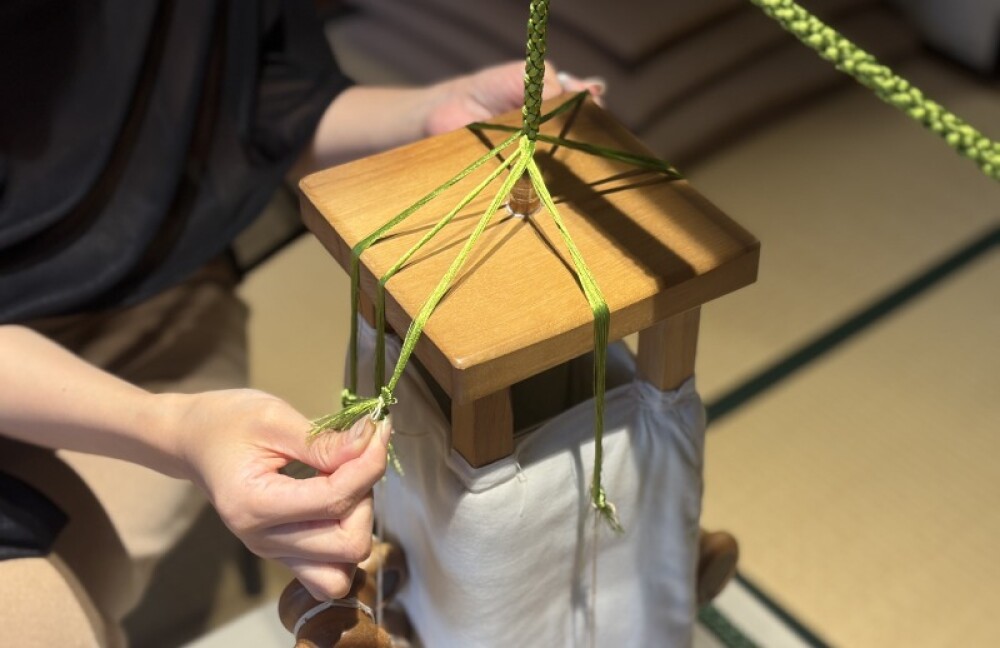 組紐のショルダーストラップ制作体験
