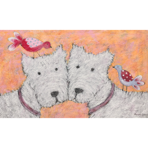 アノラスペンス 白い牛 シルクスクリーン アノラスペンス 白い牛 シルクスクリーン