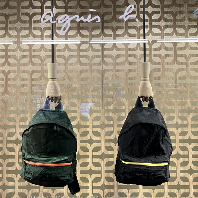 【アニエスベー】アップサイクルの生地から作られたバッグ