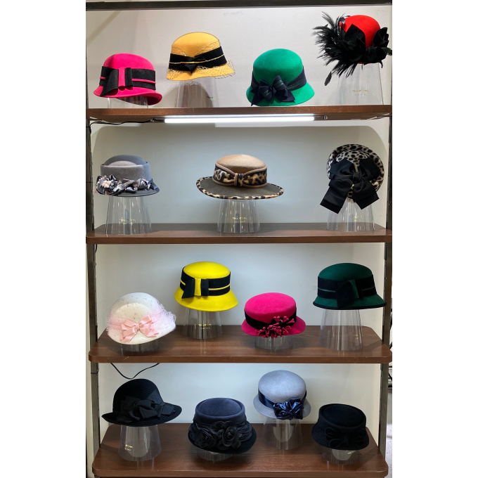 やわらかな手触り、マキシンの帽子