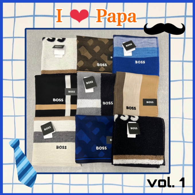 Thanks Father's Day🎁【BOSSハンカチ】