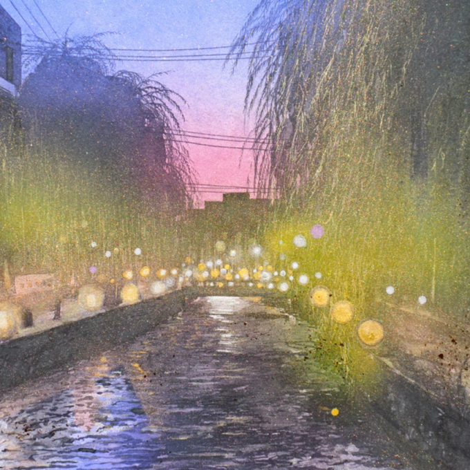 阿部友子日本画展　小確幸