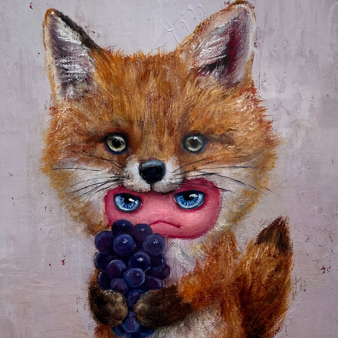 佐藤紘子絵画展 She wants to be someone else.