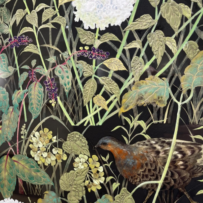 青木惠日本画展
