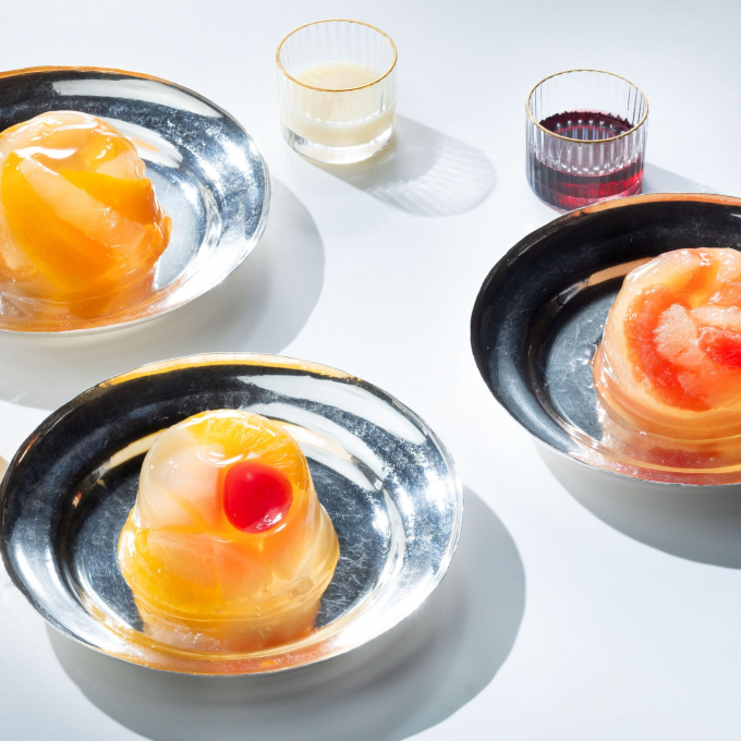 京都吉兆のフルーツゼリー寄せ