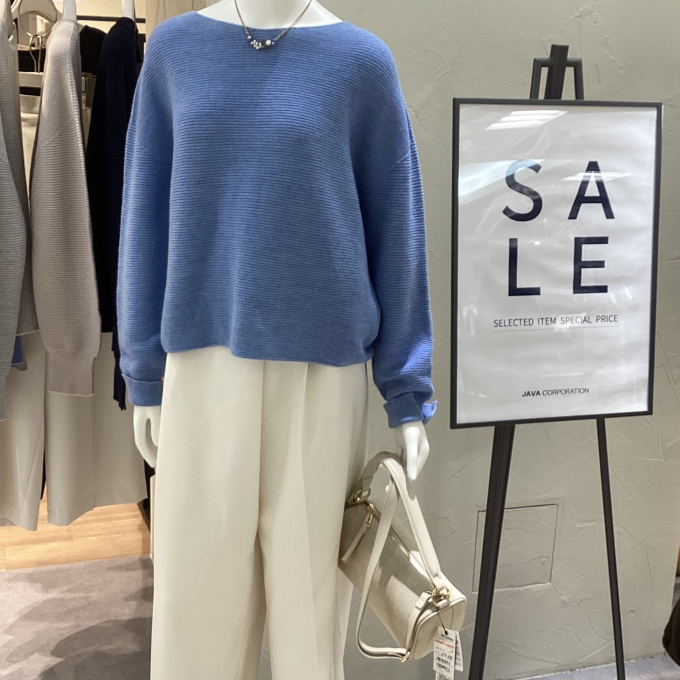 再値下げ！ホールガーメントガーターニット