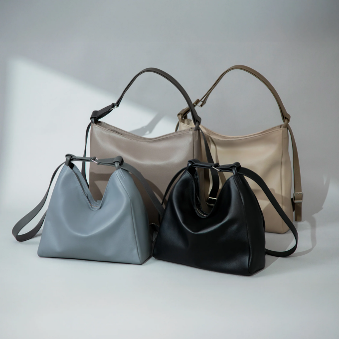 ワンタッチで切り替えられる、2wayバックパック