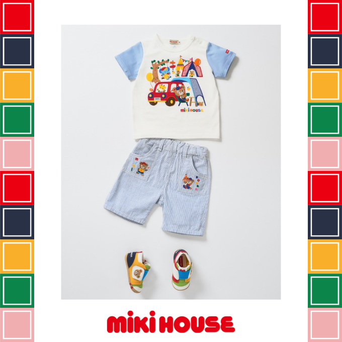 《ミキハウス》4色半袖Tシャツ